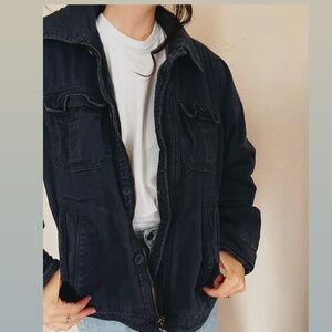 Black Jacket M 100% cotton outer